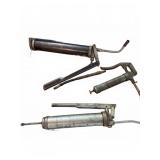 Metal Lever-Action Grease Guns Trio