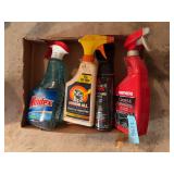 Cleaning Products Assortment Approx Half Full