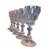 5 Nachtmann Astra Cordial Crystal Congnac Glasses