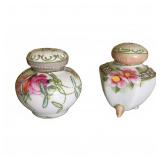 Hand-Painted Porcelain Muffineers