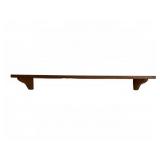 Wall-Mounted Wood Shelf