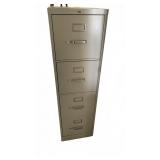 Four-Drawer Metal Filing Cabinet
