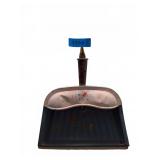 Metal Dustpan with Painted Floral Detail