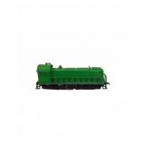 Green Plastic Model Train Locomotive