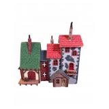 Wooden Miniature House Set