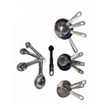 Stainless Steel Measuring Cups & Spoons Set