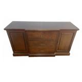 Mid-Century Wood Sideboard with Drawers