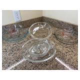 Glass Pie Plates, Measuring Cups & Juicer Set