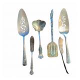 Vintage Silverplate Serving Utensils Assort.