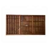 Wooden Type Tray