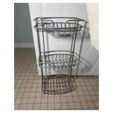 Three-Tier Metal Wire Storage Rack