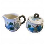 Metlox Poppytrail Sculptured Grape Creamer &