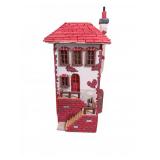 Painted Wooden Dollhouse Miniature