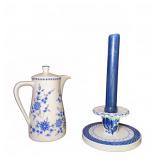 Bavarian & Royal Copenhagen Blue Porcelain