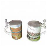 Waechtersbach German Munich Steins Pair