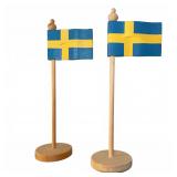 Bengt Johansson Swedish Flag and Pole
