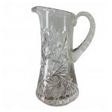 American Brilliant Period Cut Glass Pitcher