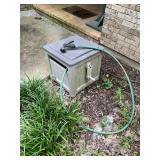 Plastic Hose Reel Storage Box with Hose