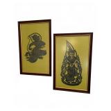 Thai Shadow Puppet Silhouette Art