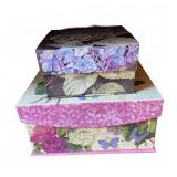 Floral & Butterfly Decorative Storage Boxes