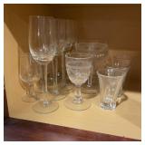 Vintage Stemware & Glassware Mix