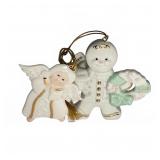 Lenox Angel & Gingerbread 2002 Ornaments