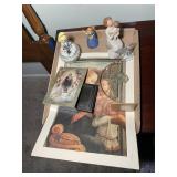 Religious Figurines, Angel Plaque & Prints