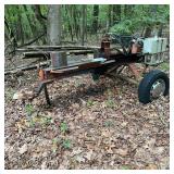 Towable Hydraulic Log Splitter with 8HP Motor