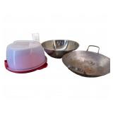 Kitchenware: Cake Carrier, Mixing &