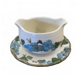 Metlox Poppytrail Gravy Boat & Underplate