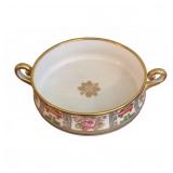 Hand Painted Nippon Rose & Gold Dish