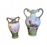 Hand-Painted Porcelain Ewers