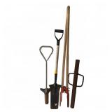 Garden Tools Collection With Metal Handles