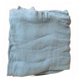 Light Blue Woven Textile Blanket