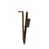 Antique Wooden & Metal Hand Corn Planter