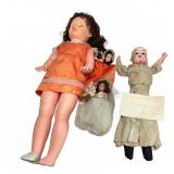 Dolls & Embroidered Purse Group