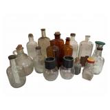 Antique & Vintage Apothecary Bottles Assortment