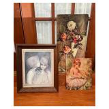 Media Art: Children & Floral Still Life