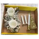 Holiday Dï¿½cor with Electric Candles