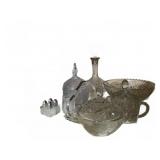 Cut Glass Crystal Tableware Set Assortment