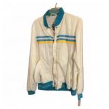 Expeditions Nylon Retro Jacket Blue Yellow Trim