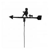 Iron Weathervane Arrow with Horse Motif
