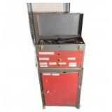Metal Rolling Tool Chest With Mixed Tools