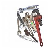 Hand Tools Collection With Ridgid Wrench