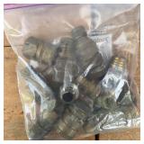 Bag of Brass Air Hose Fittings & Couplers