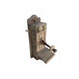 Antique Wall-Mount Wooden Candlestick Telephone
