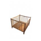 Anthony Brothers Folding Wood Baby Playpen