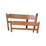 Wooden Twin Bed Frame Headboard & Footboard
