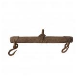 Antique Wooden & Iron Balance Beam Yoke