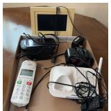 VTech Corded Phone, Digital Frame & Clock Radio
